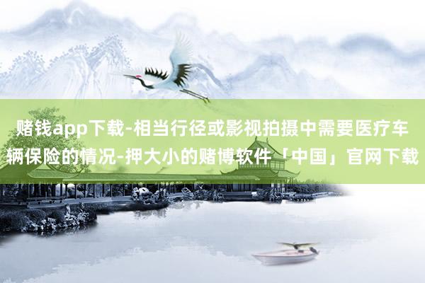 赌钱app下载-相当行径或影视拍摄中需要医疗车辆保险的情况-押大小的赌博软件「中国」官网下载